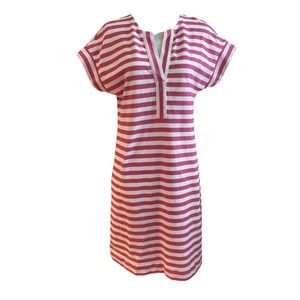 Vineyard Vines Red Striped Shift, Size Small